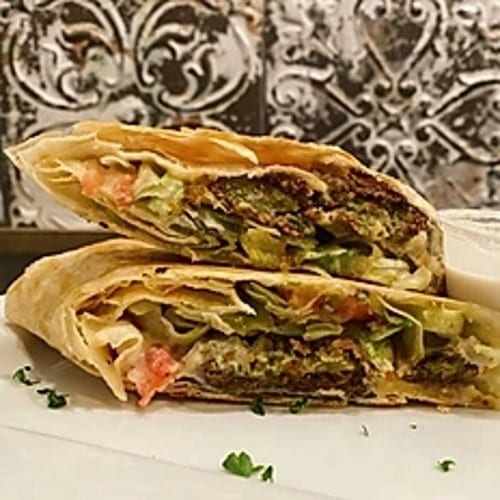 Hot Veggie Special Wrap.
