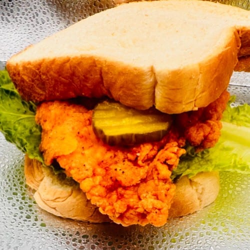 Chicken Finger Sandwich.