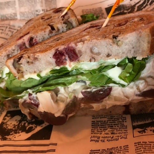 Chicken Melt Sandwich.
