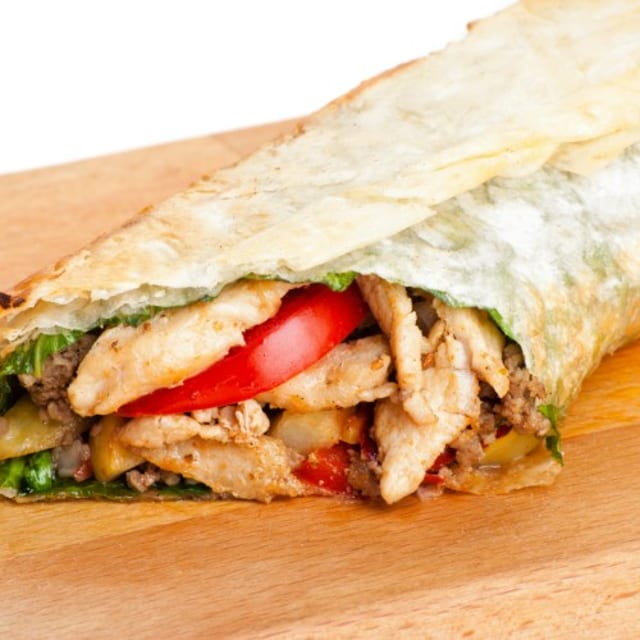 Chicken Burrito Wrap.