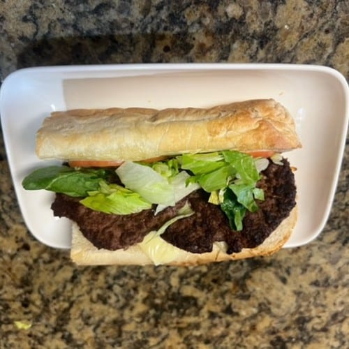 Cheeseburger Hot Sub (Small).