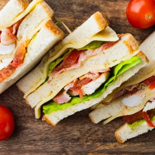 Chicken Salad Cold Sandwich.