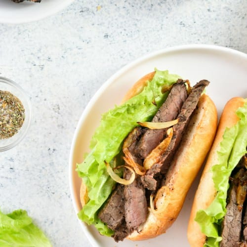 Steak & Onions Sub.