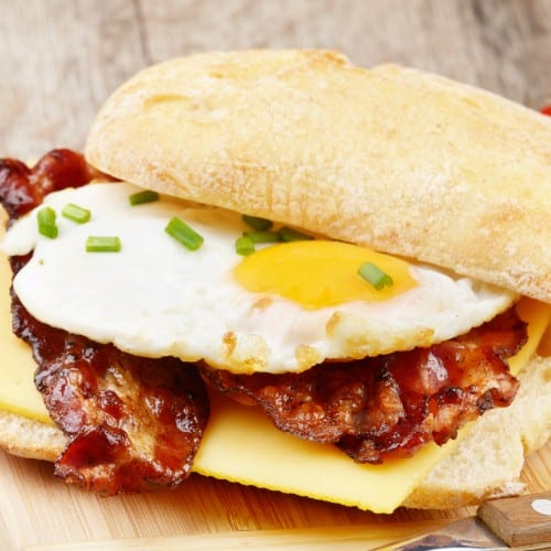 Bacon Egg & Cheese Sub.