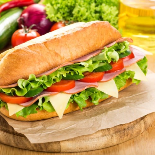 Ham & Cheese Cold Sub.