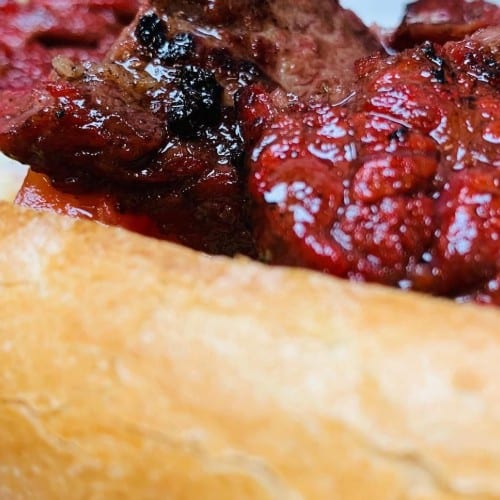 Charbroiled Steak Tip Sub.