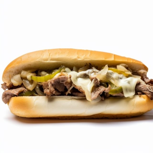 Steak & Peppers Sub.