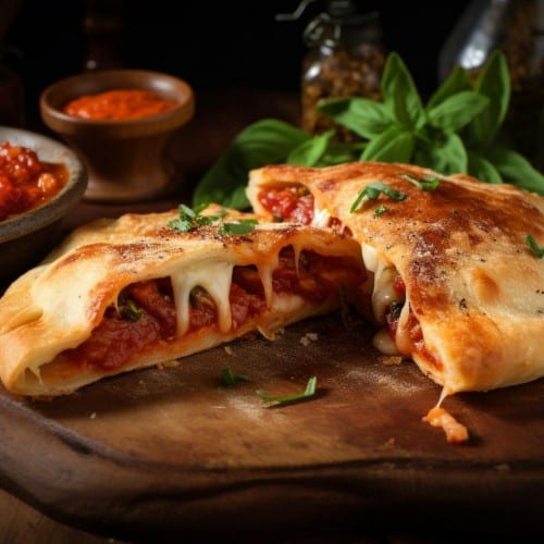 BBQ Chicken Calzone.