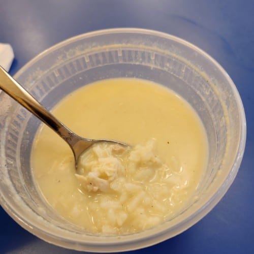 Greek Lemon Soup.