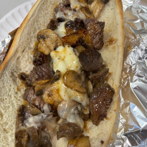 Steak & Mushrooms Sub.