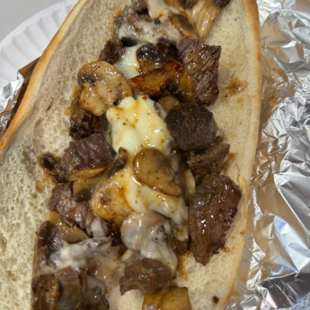 Steak & Mushrooms Sub.