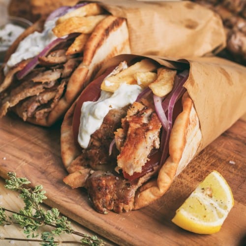 Steak Tip Gyro.