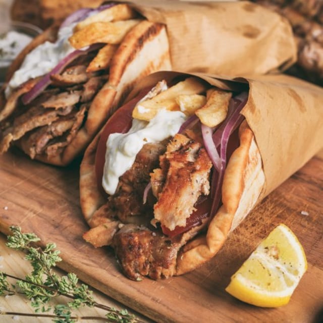 Steak Tip Gyro.