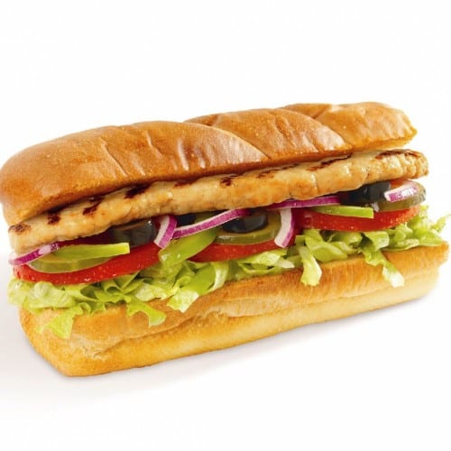 Charbroiled Grilled Chicken Sub.