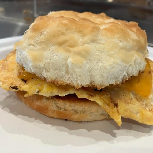 Sausage Egg & Cheese Sub.