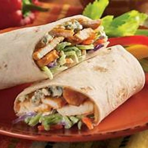 Buffalo Chicken Finger Wrap.