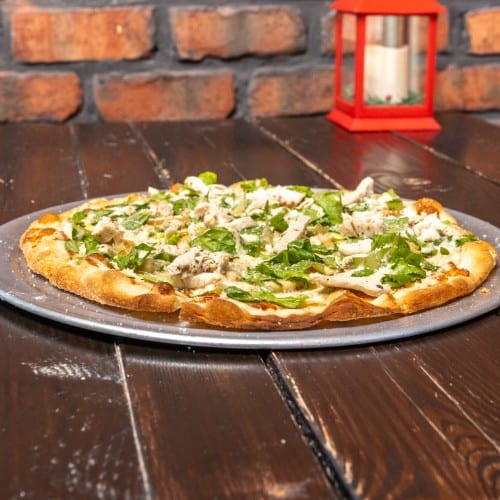 Chicken Marengo Pizza.