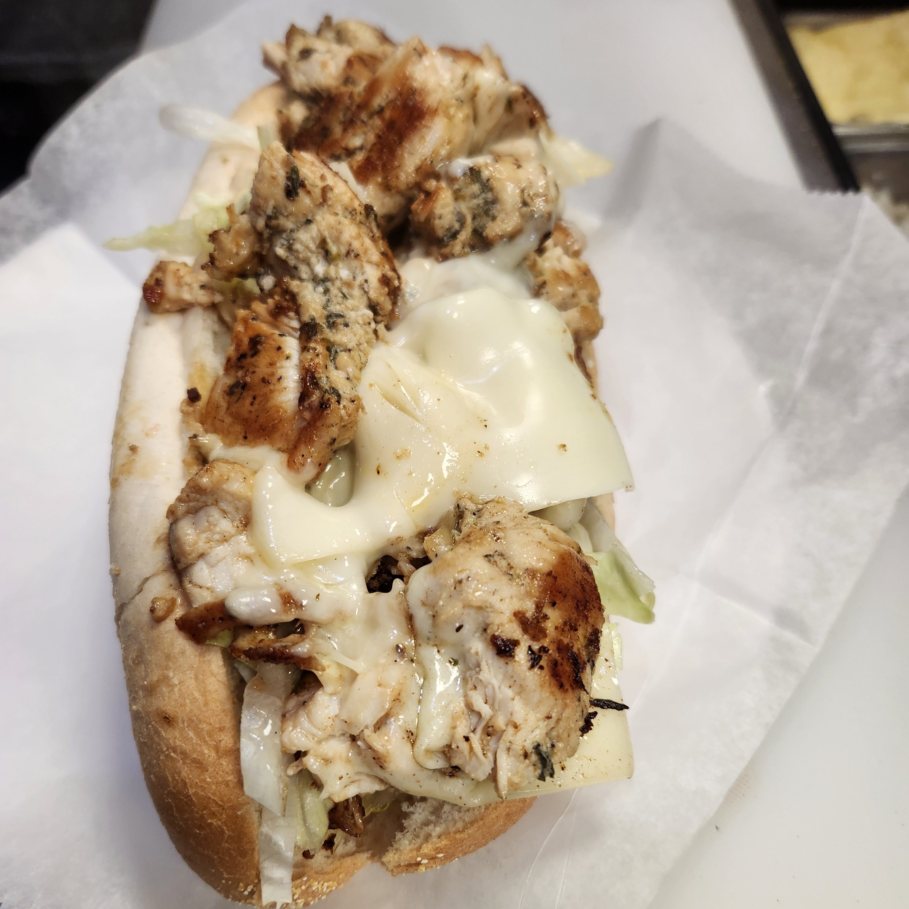 Grilled Chicken Hot Sub (Large).