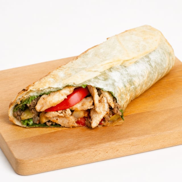 Chicken Burrito Wrap.