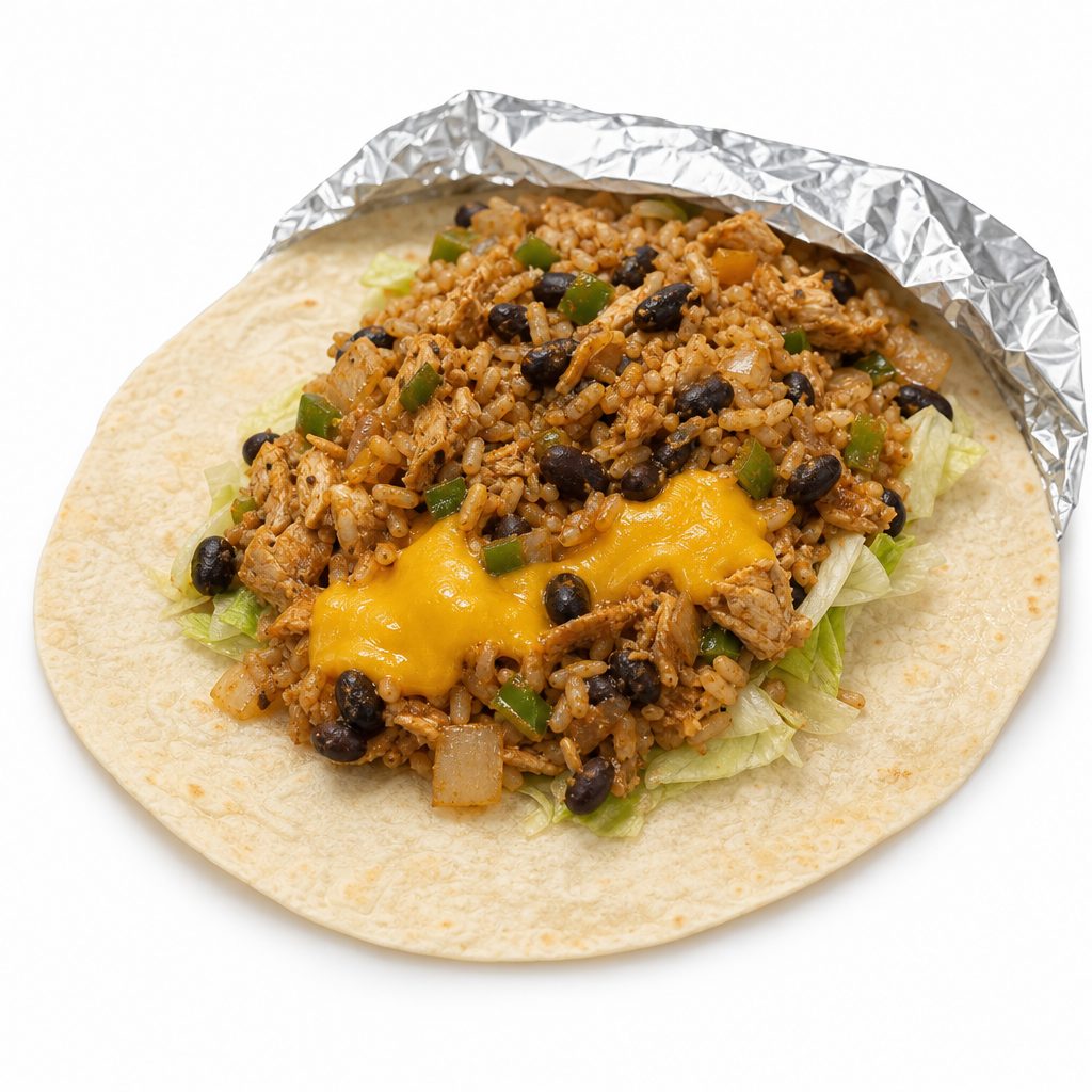 Chicken Fatija Wrap.