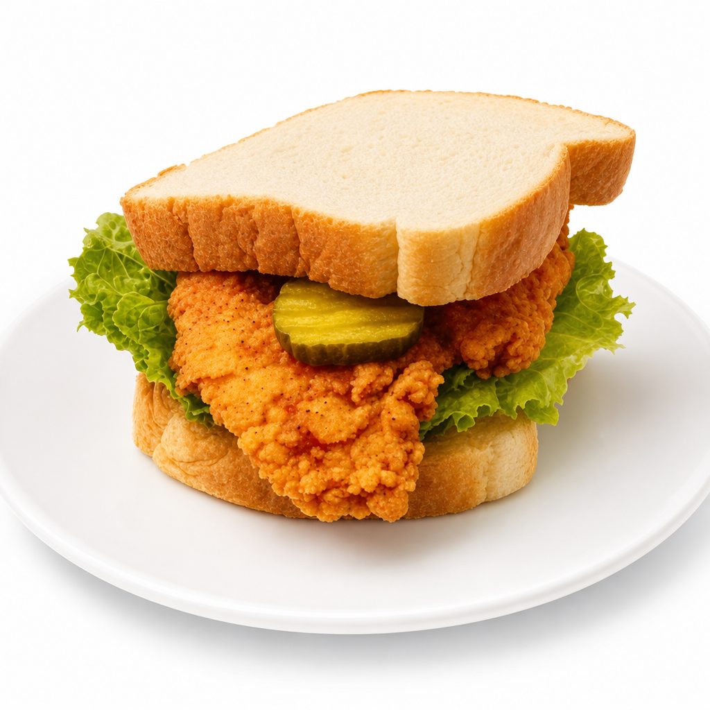Chicken Finger Sandwich.
