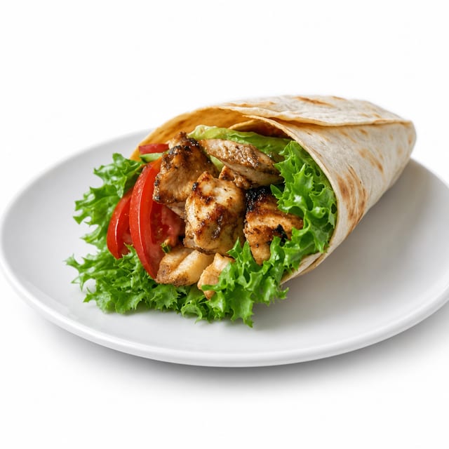 Grilled Chicken Caesar Wrap.