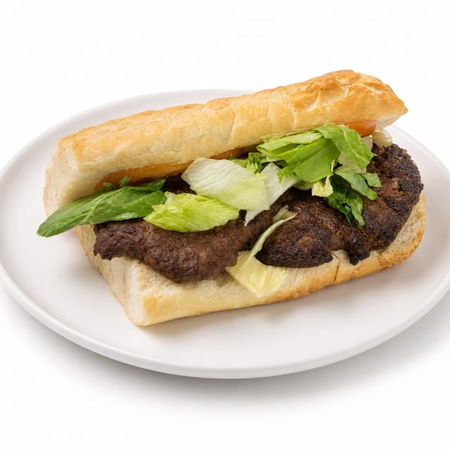 Cheeseburger Hot Sub (Small).