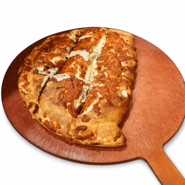 Chicken Broccoli Alfredo Calzone.