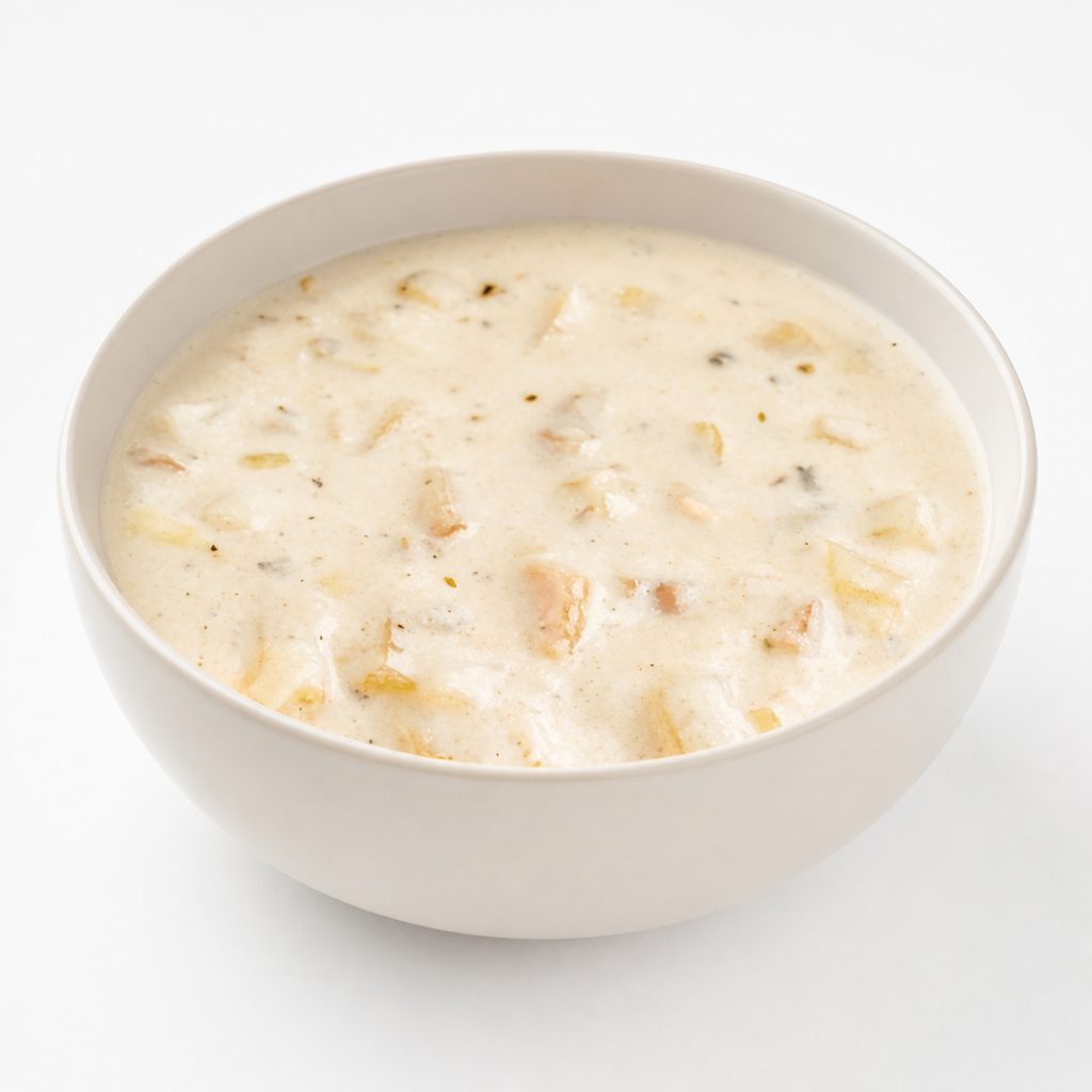 Clam Chowder Soup.