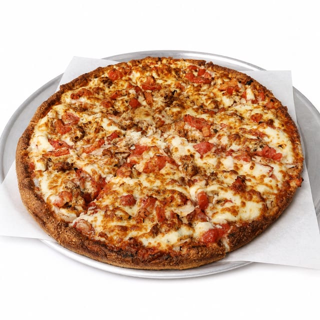 Frango Catupiri Pizza.