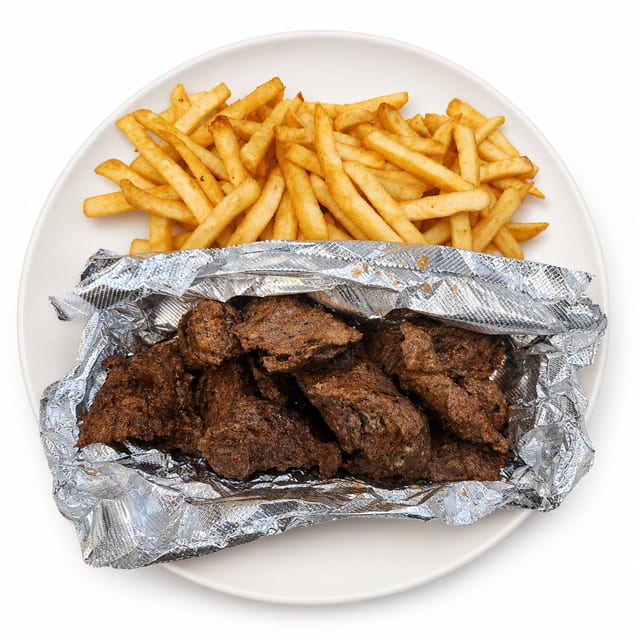 Steak Tips Dinner.