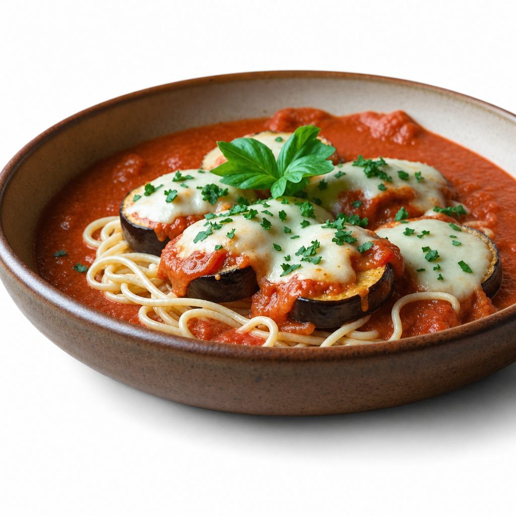 Pasta with Eggplant.