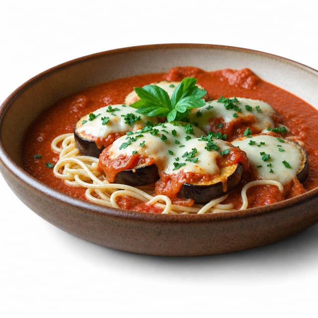 Pasta with Eggplant.