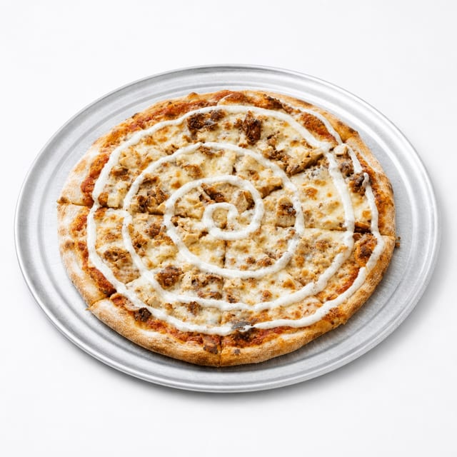 Chicken Bacon Ranch Pizza.