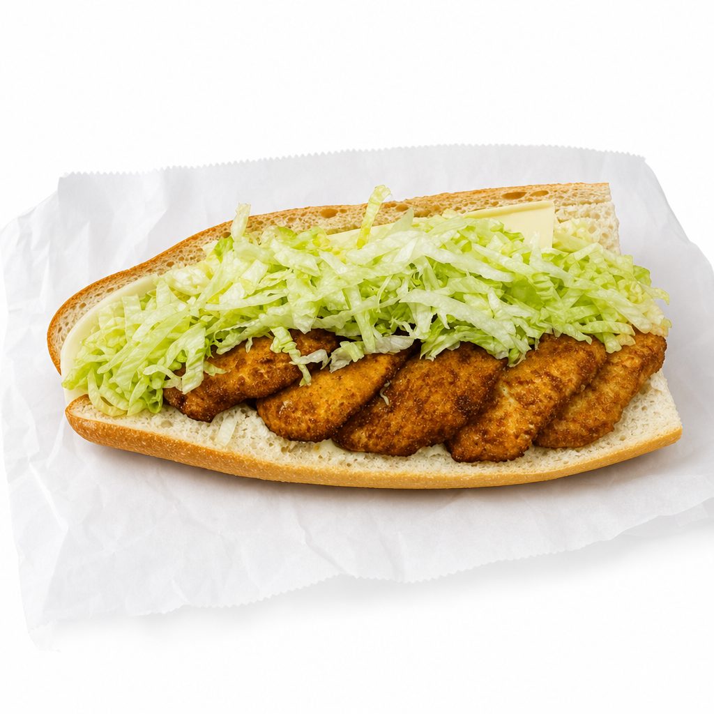Chicken Cutlet Parmesan Hot Sub (Large).