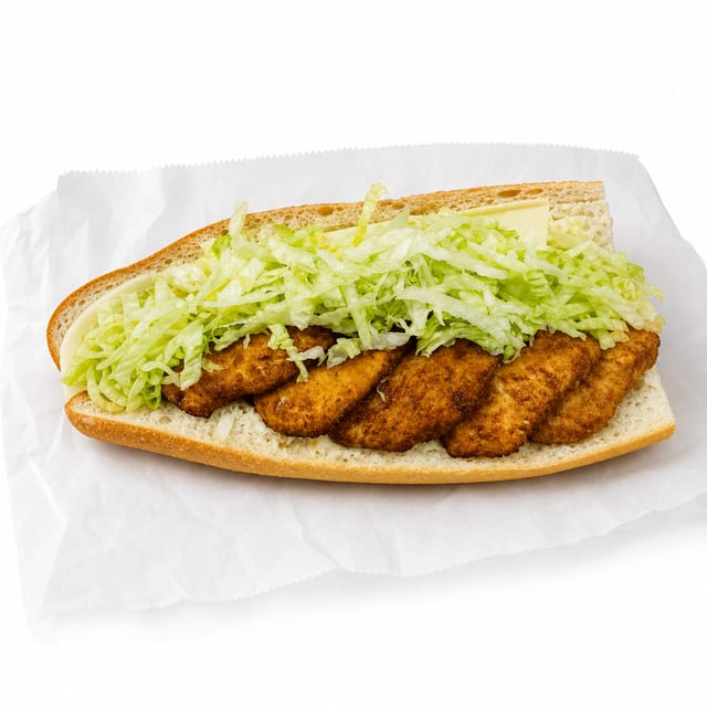 Chicken Cutlet Parmesan Hot Sub (Large).