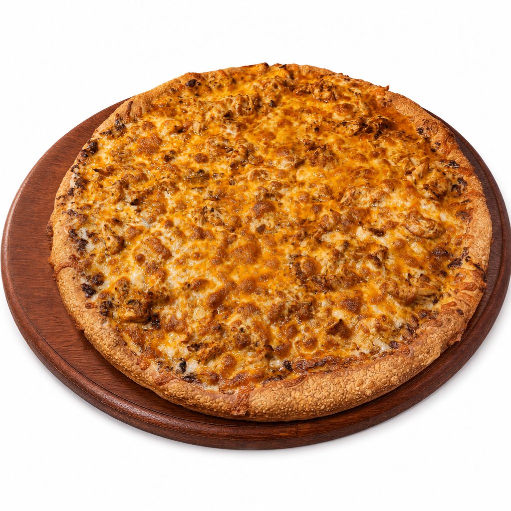 Chicken Buffalo Pizza.