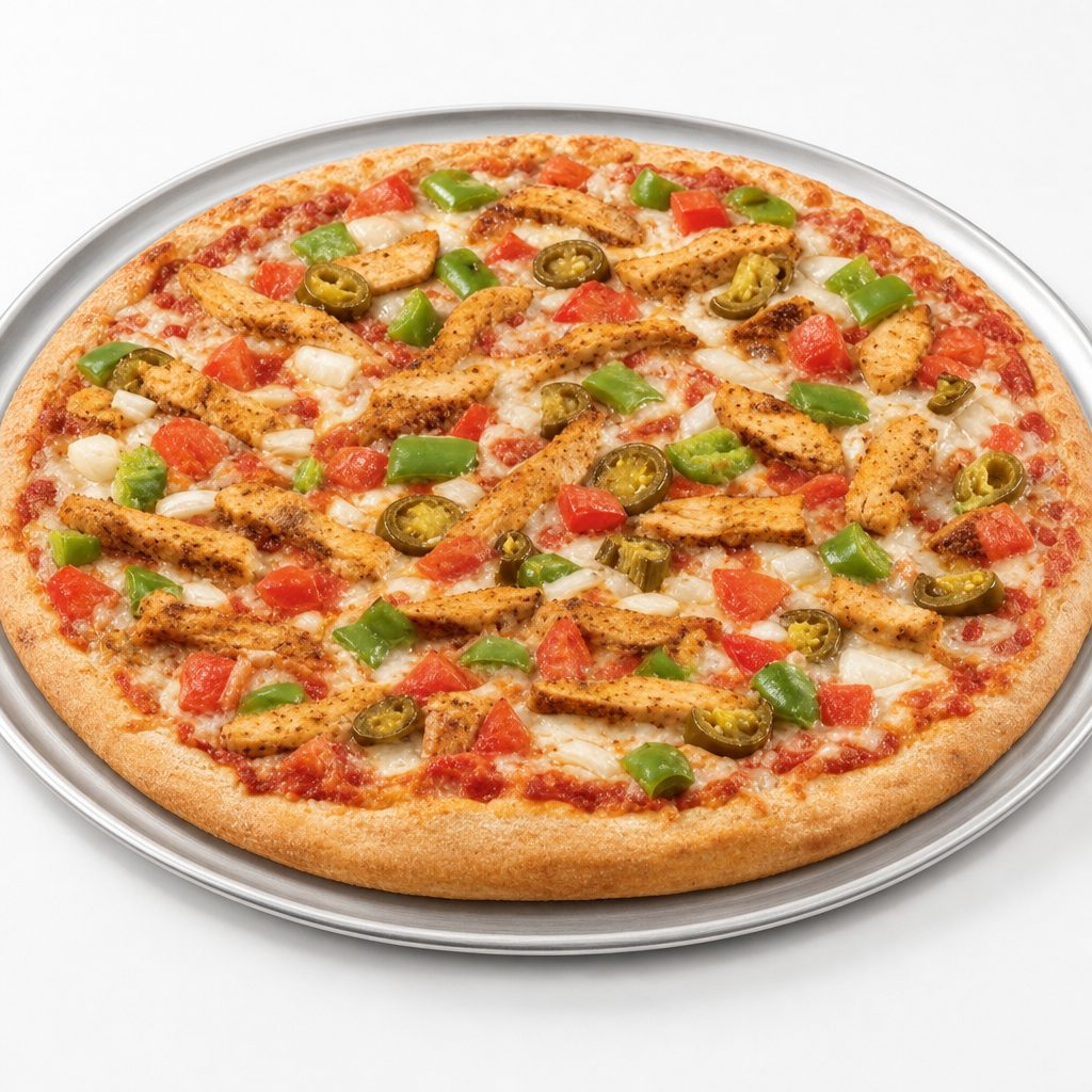 Chicken Fatija Pizza.