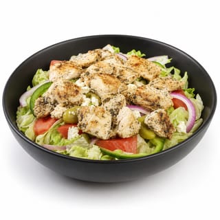 Grilled Chicken Kabob Salad