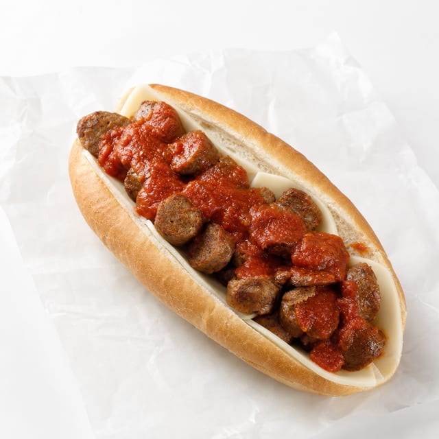 Sausage with Cheese Hot Sub (Small).