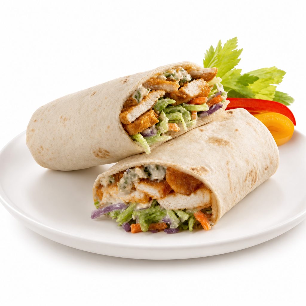 Buffalo Chicken Finger Wrap.