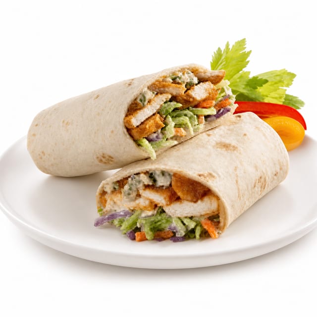 Buffalo Chicken Finger Wrap.