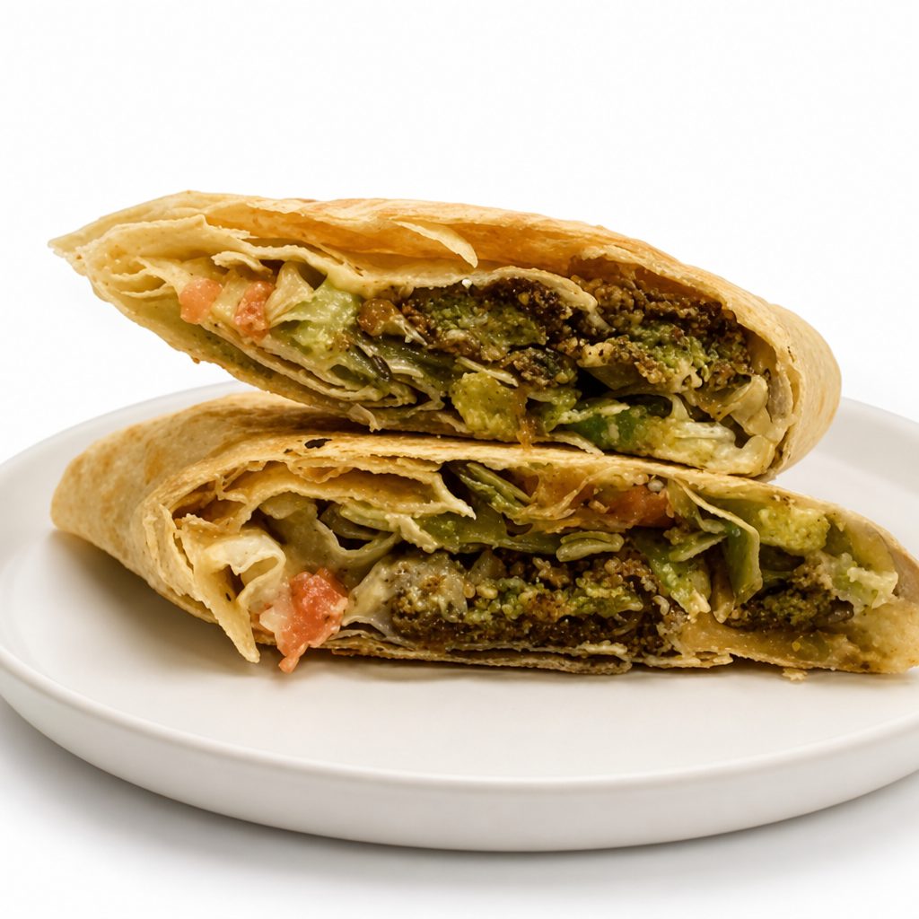 Hot Veggie Special Wrap.