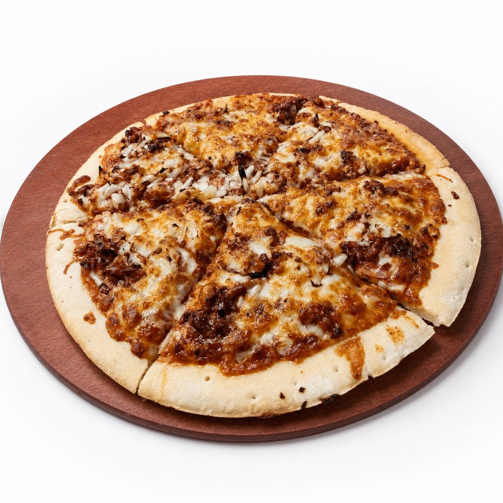 BBQ Chicken Pizza.
