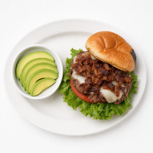 California Burger Dinner.