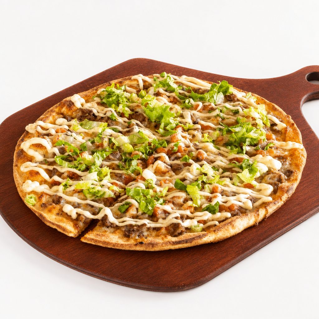 Shaved Steak Pizza.