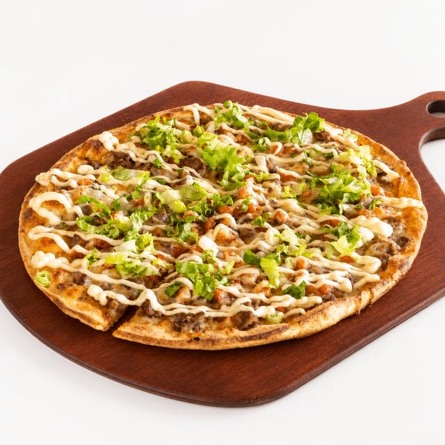 Shaved Steak Pizza.