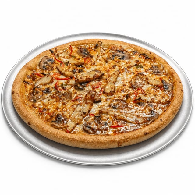Grilled Chicken Pizza.