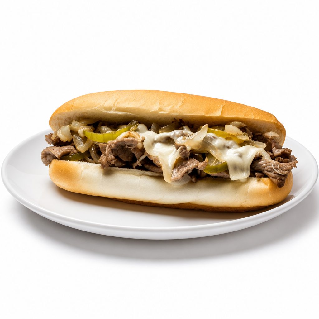 Steak & Peppers Sub.