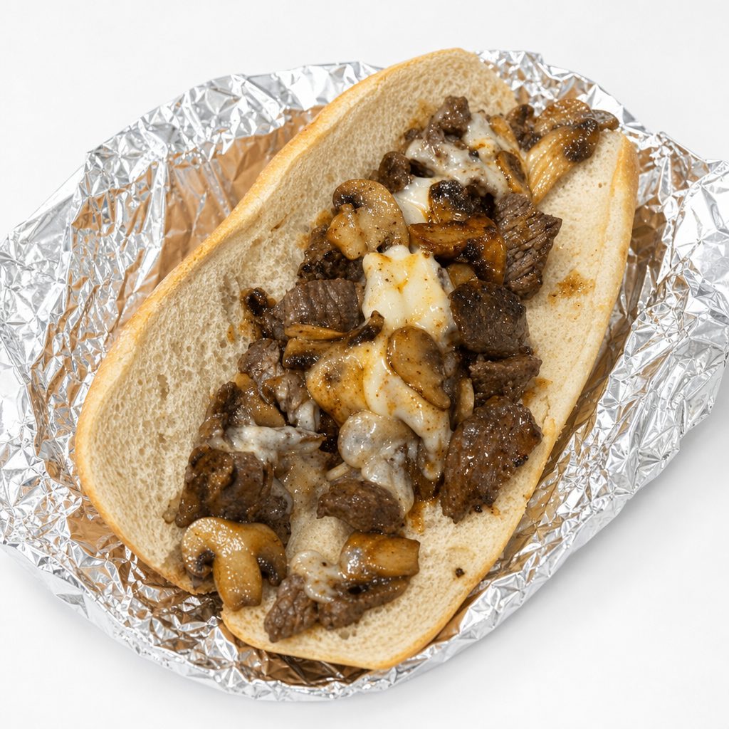 Steak & Mushrooms Sub.